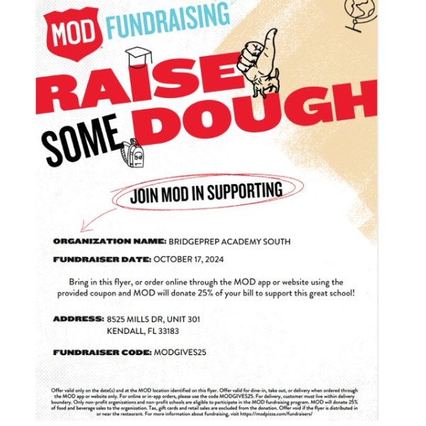 MOD Pizza Fundraiser 