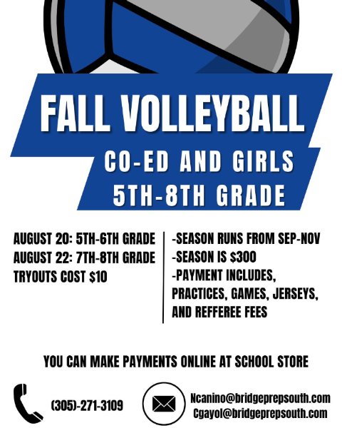 Volleyball Tryouts 5th - 6th Grade