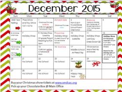General December Calendar
