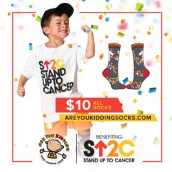 Stand Up To Cancer Sock Sale