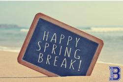 Spring Break is 3/29-4/2 