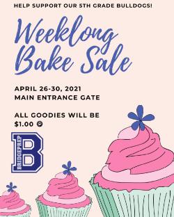 Bake Sale Happening All Week!