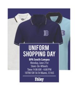 Ibiley On-Site Uniform Sale!