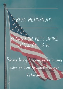 Socks for Vets Drive is this week! 