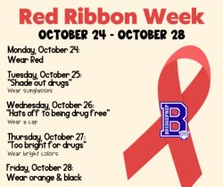 Red Ribbon Week is 10/24-10/28!