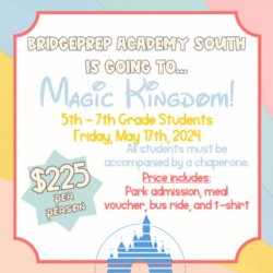 End of Year Disney Magic Kingdom Field Trip!